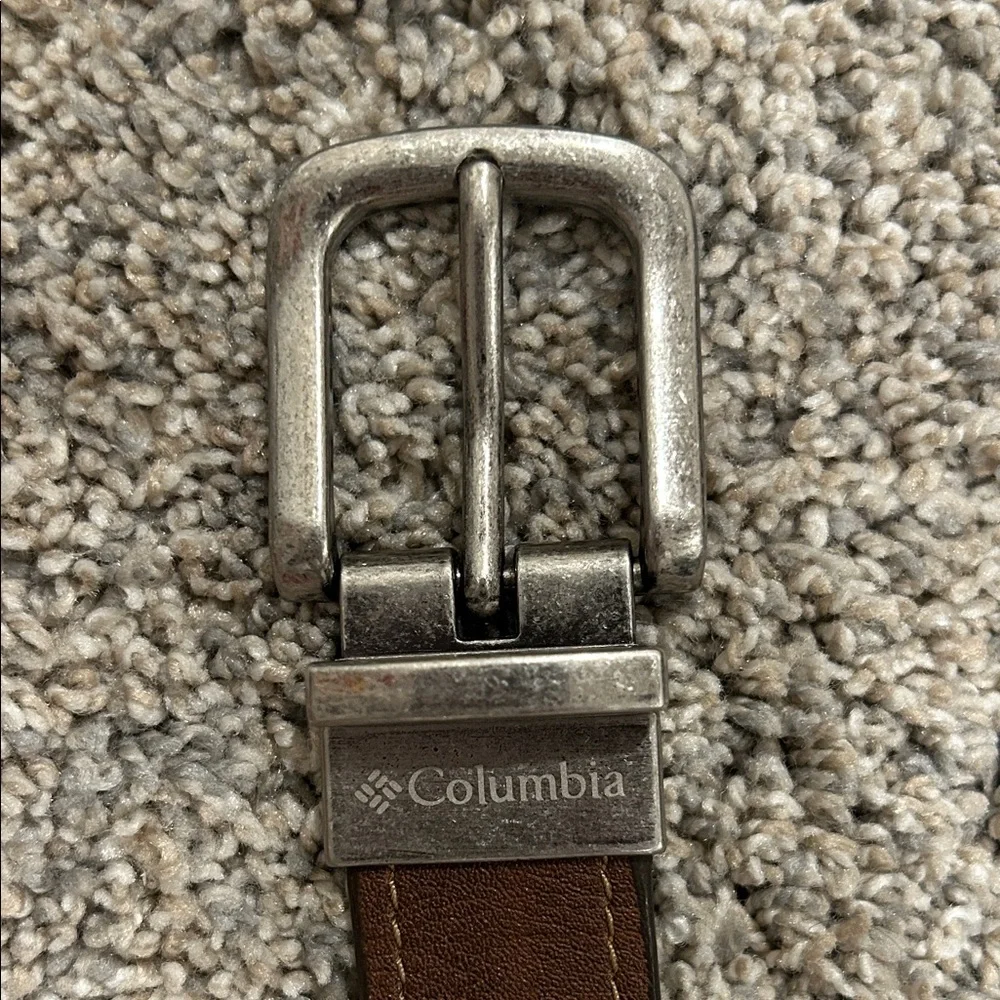 Columbia Brown Leather Kids Belt